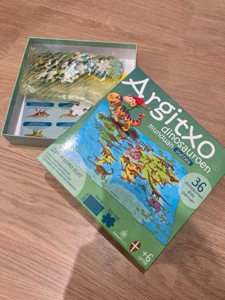 Puzzle Argitxo Dinosaurios 100 Piezas