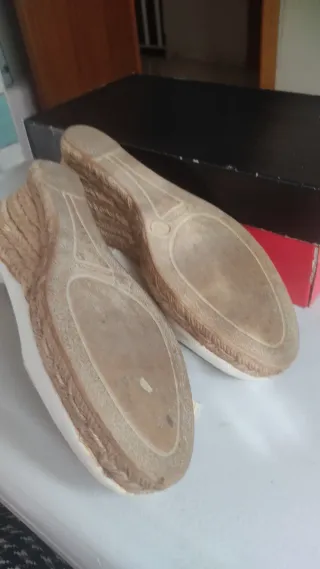 Zapatillas esparto beige