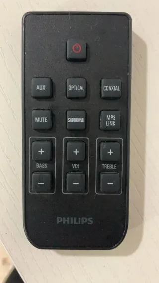 Barra de Sonido Philips Negra