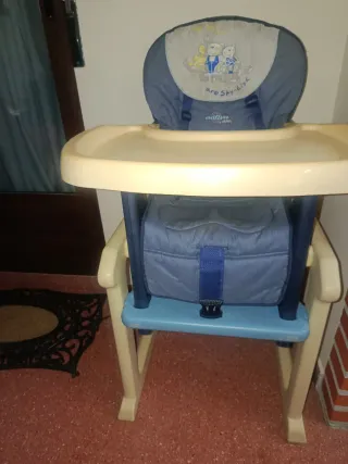 Trona convertible bebé en mesa