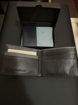Portafoglio Piquadro nero/grigio