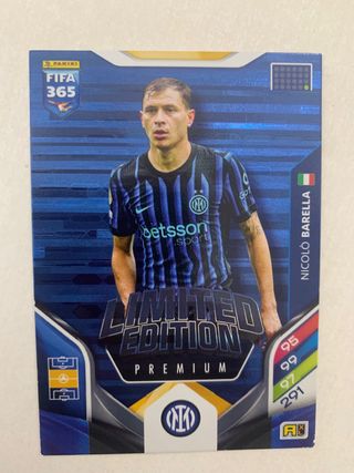 Cromo Panini FIFA 365 Barella Edición Limitada