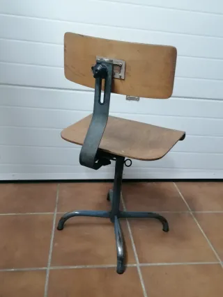 Silla de oficina vintage industrial