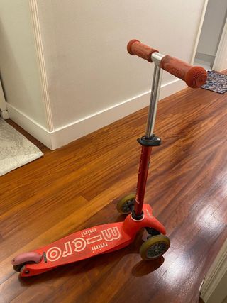 Patinete Micro Mini Rojo 3 Ruedas