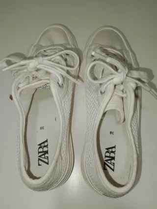 Zapatillas blancas mujer