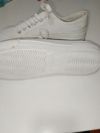 Zapatillas blancas mujer