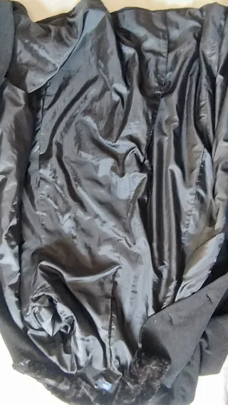 Abrigo largo mujer gris