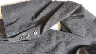 Abrigo largo mujer gris