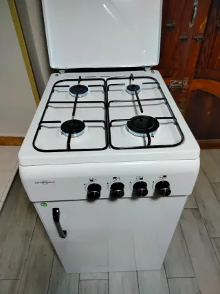 Cocina de gas Vitrokitchen blanca