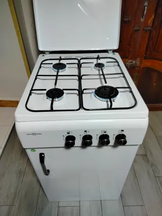 Cocina de gas Vitrokitchen blanca