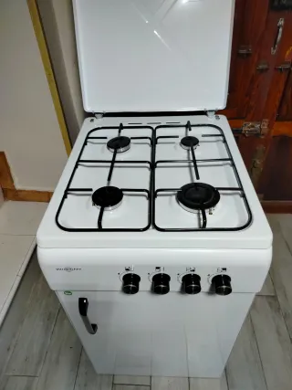 Cocina de gas Vitrokitchen blanca