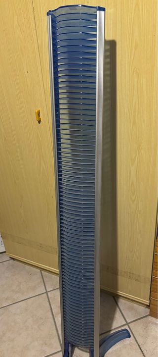 Porta CD Torre Slim Blu
