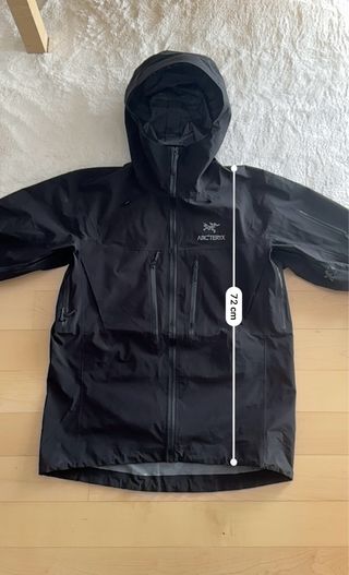 Chubasquero Arc'teryx Alpha SV Negro ORIGINAL