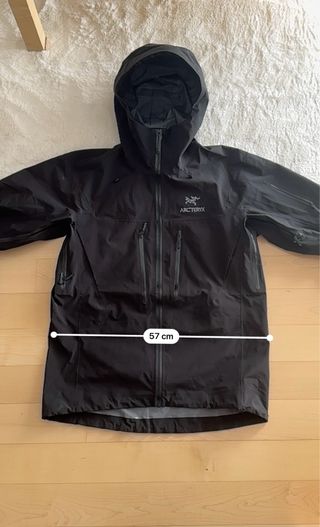 Chubasquero Arc'teryx Alpha SV Negro ORIGINAL