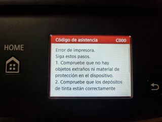 Impresora Canon PIXMA TS5050 averiada