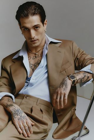 Cartel Metálico Vintage Damiano David Tour 2025