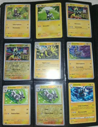 Carte Pokémon Blitzle e Zebstrika