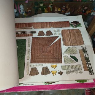 LIBRO COMPLETO 50 LAMINAS RECORTABLES AÑOS 70 80