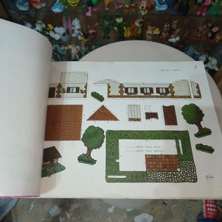 LIBRO COMPLETO 50 LAMINAS RECORTABLES AÑOS 70 80