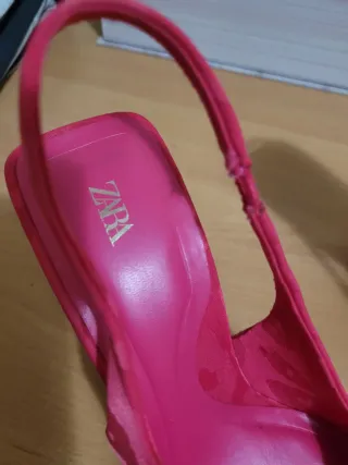 Tacones Zara Rosa Slingback