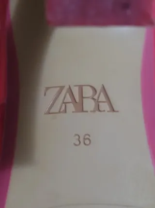 Tacones Zara Rosa Slingback
