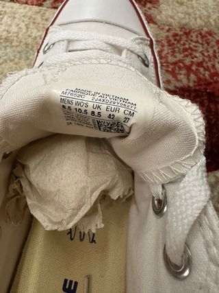 Zapatillas Converse All Star Blancas Talla 42