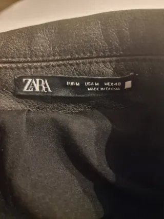 Chaqueta Estilo Motero Zara Talla M