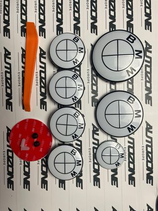 Pack emblemas BMW Full White para M5 F90