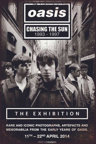 Cartel Metálico Vintage Oasis Chasing The Sun