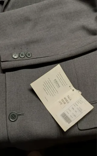 Americana Bordonal Gris Talla 60 Sin Estrenar