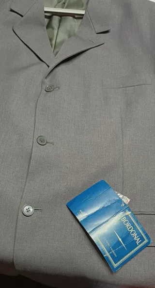 Americana Bordonal Gris Talla 60 Sin Estrenar