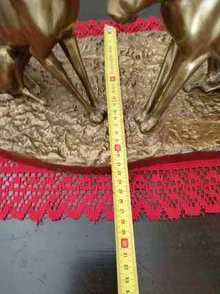 Scultura bronzo vintage Les Guépards