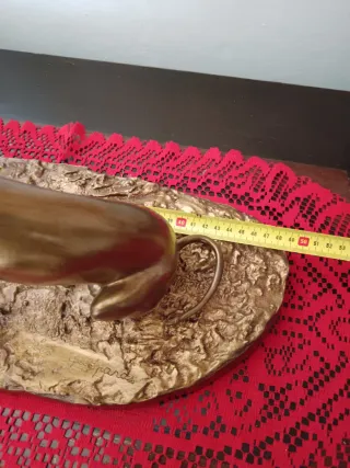 Scultura bronzo vintage Les Guépards