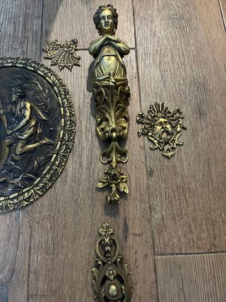 Lote Bronces Antiguos Franceses Napoleón III