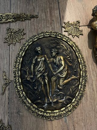 Lote Bronces Antiguos Franceses Napoleón III