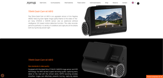 Dashcam 70mai A810 4K HDR+Cámara Trasera+hard. kit