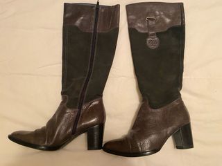Botas de mujer gris oscuro