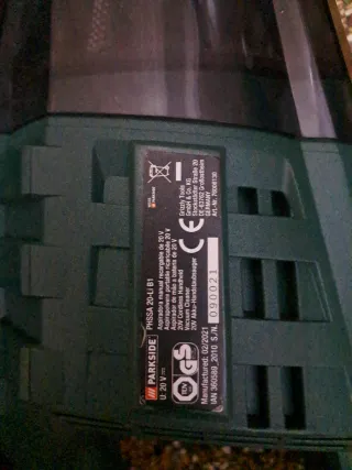 Parkside Aspirapolvere Portatile Ricaricabile 20V