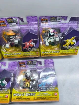 Colección Figuras World of Zombies Bandai
