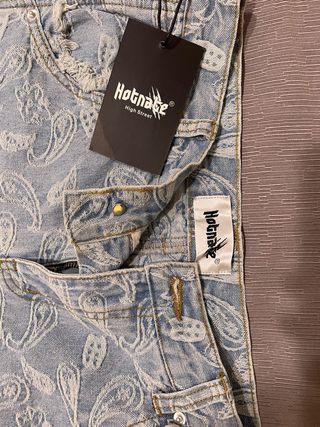 Pantalón Rotten Talla M Paisley Desgastado