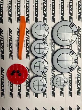 Pack emblemas BMW Full White para Serie 5 G60/G61