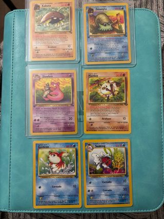Cartas Pokémon Originales Fossil y Jungla (1999)
