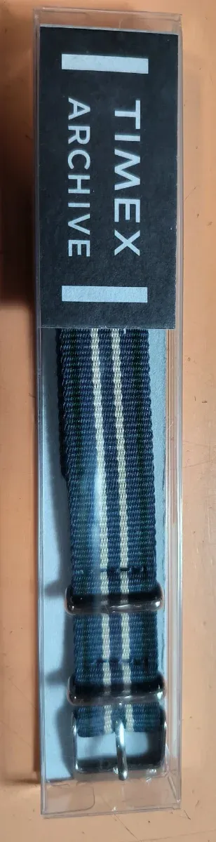 Correa de reloj gris Con beige y verde