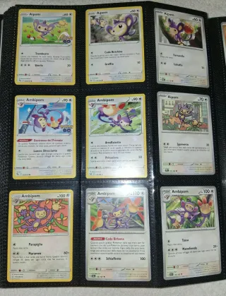 Carte Pokémon Aipom e Ambipom