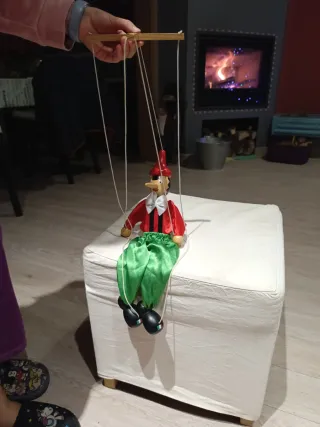 Marioneta de madera Pinocho