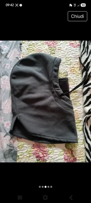 Passamontagna grigio