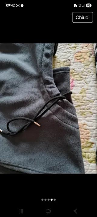 Passamontagna grigio