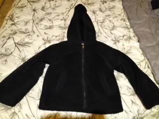 Giacca in pelliccia sintetica con cappuccio 152 cm