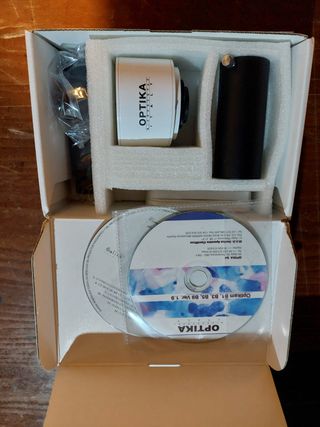 Microscopio LEVAL/LENENHUZ y cámara OPTIKA 5MP