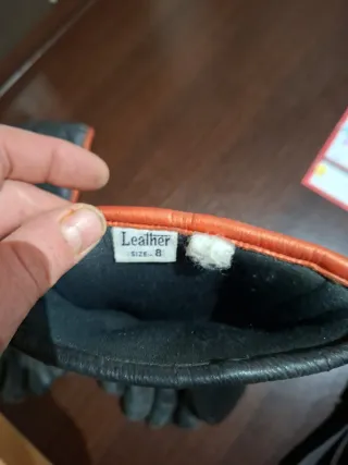 Guantes Moto Garibaldi Naranja y Negro